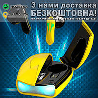 Scissors с низкой задержкой Bluetooth Беспроводная стерео гарнитура Желтый