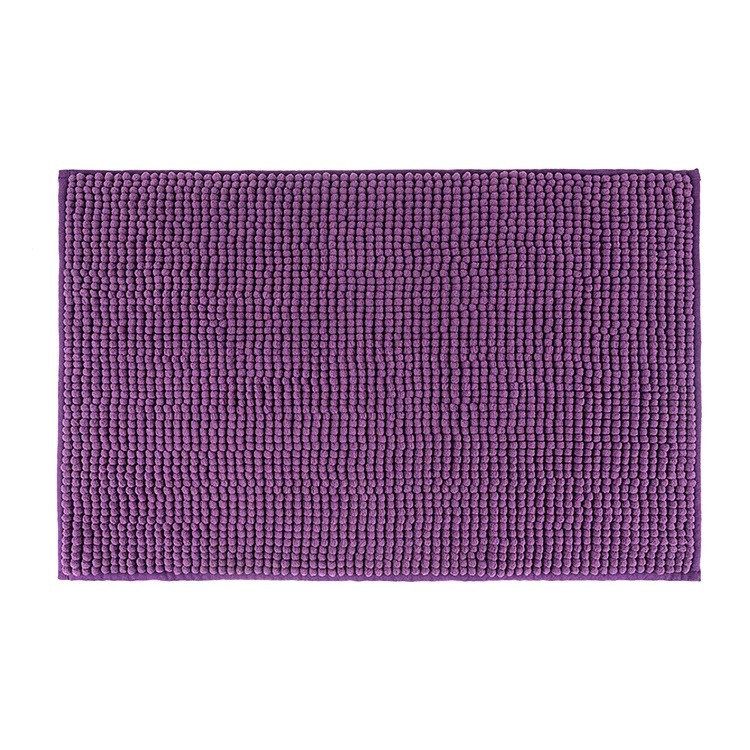 Килимок для ванни та душу Bathlux м'який довгий ворс, нековзний 80*50 Фіолетовий Люкс качество!+, фото 1