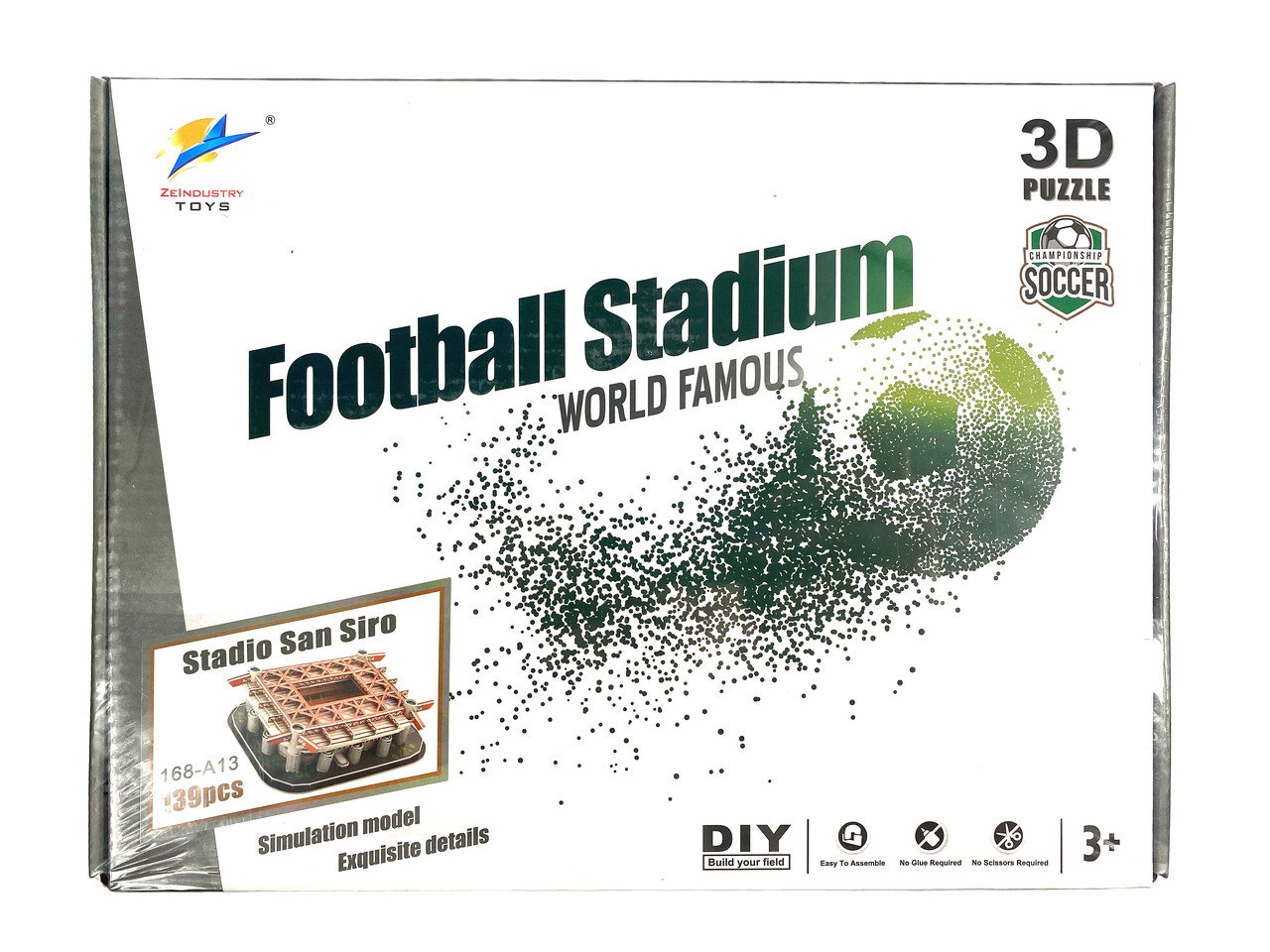 Стадіон Сан-Сіро. Величезні 3D пазли "Stadio san siro" Тривимірний конструктор-головоломка