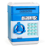 Электронная копилка сейф с кодовым замком синий GS227