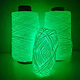 Пряжа що світиться, флуоресцентна, Жовтий, Glow Yarn China, фото 4