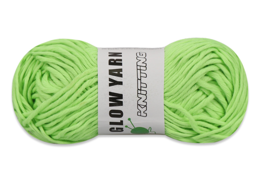 Пряжа що світиться, флуоресцентна, Салат, Glow Yarn China