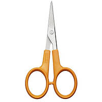 Портновские ножницы Fiskars Classic для вышивания, 10 см, прямые, оранжевые (1005143)