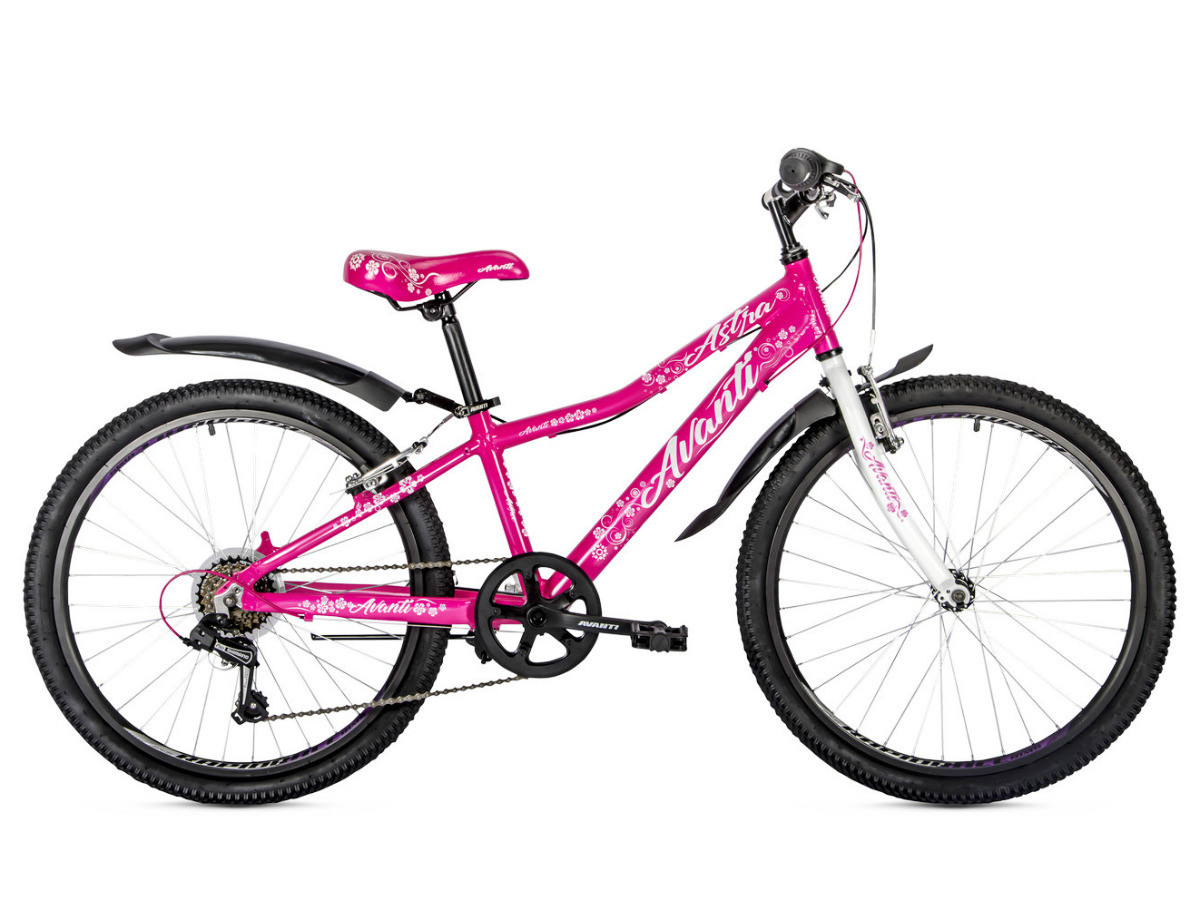 Велосипед підлітковий алюміній 24 Avanti Astra v-br. рожевий, фото 1