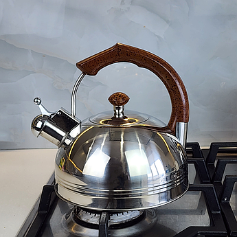 Чайник з свистком Peterhof 2,5 л SN-1405 з нержавіючої сталі для газу