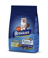 Brekkies Cat Delice Fish для дорослих котів з рибою 3кг