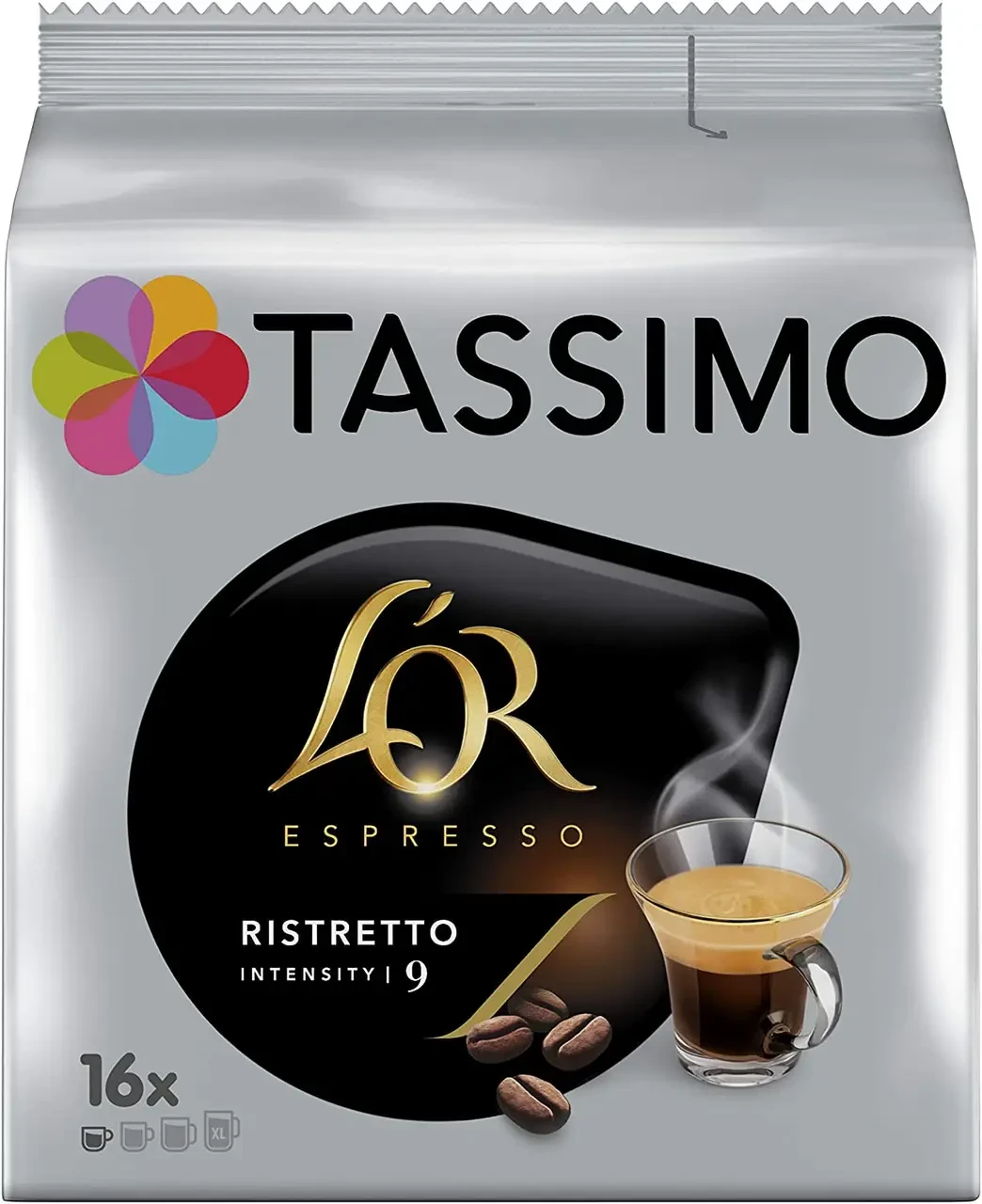 Кава в капсулах Tassimo Lor Ristretto 16 порцій Тассімо ристрето пряний аромат