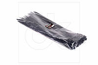 Пластиковый хомут 9х430 мм, черный (100 штук в упаковке)