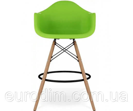 Стілець Тауер Вуд Eames барний високий зелений, фото 3
