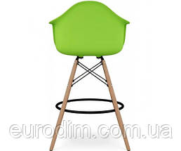 Стілець Тауер Вуд Eames барний високий зелений, фото 4