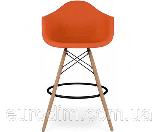 Стілець Тауер Вуд Eames барний високий помаранчевий, фото 2