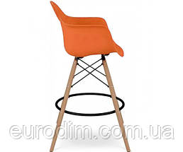 Стілець Тауер Вуд Eames барний високий помаранчевий, фото 3