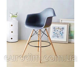 Стілець Тауер Вуд Eames барний високий сірий, фото 4
