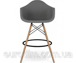 Стілець Тауер Вуд Eames барний високий темно-сірий, фото 3