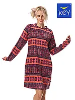 Ночная сорочка теплая или платье для дома KEY LHD-336 B23