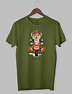 Футболка с прикольным принтом Тедди "Ведмедик Тедді Ride On ", фото 3