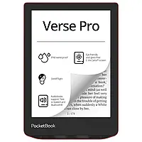 Электронная книга PocketBook 634 Verse Pro Passion Red (PB634-3-CIS)