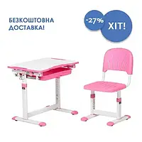 Детская парта со стульчиком, комплект растишка SORPRESA PINK Cubby