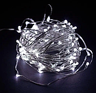 Гірлянда 100 led нитка довжина 10м c USB для 5v, powerbank White крапля роси, фото 3