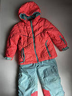 Зимовий комплект куртка і комбінезон для дівчинки 110 см 4-5 років