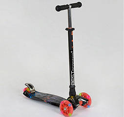 Самокат триколісний Best Scooter 779-1308 колеса 4, PU-120 мм, з підсвічуванням