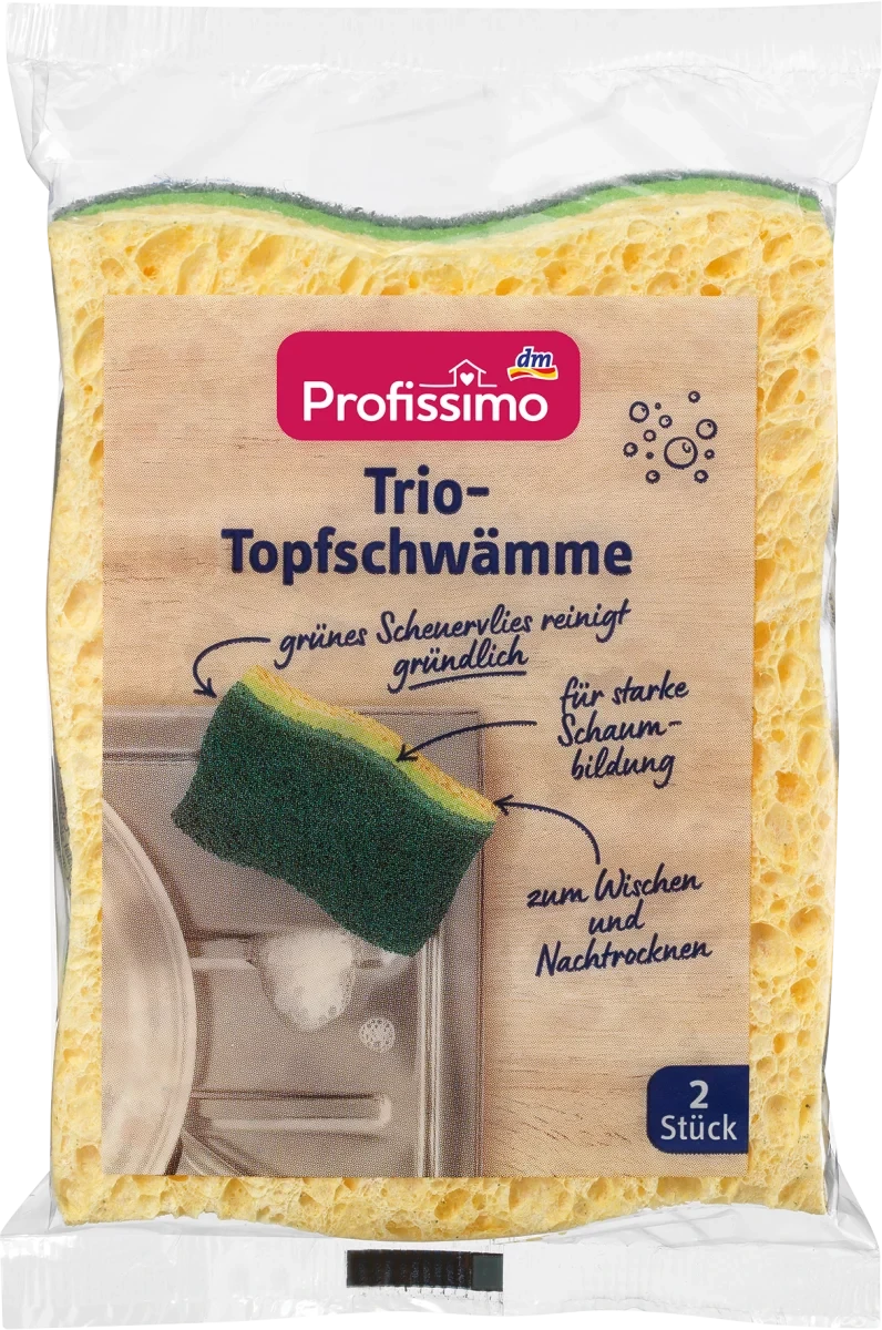 Губки для миття посуду Profissimo Topfschwämme, 2 шт.
