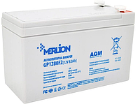 Аккумулятор мультигелевый MERLION GP1280F2 12V 8 Ah AGM (батарея для ИБП)