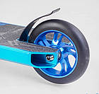 Самокат трюковий Best Scooter BS-9902 ал. дека та диски, HIC система, колеса PU-110 мм., анодоване фарбування, фото 7