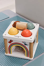 Дерев'яний сортер для м'ячів FreeON Будиночок