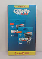 Кассеты для бритья Gillette Fusion Proglide 6+6=12 шт. ( Картриджи Фюжин проглейд 12 шт. )