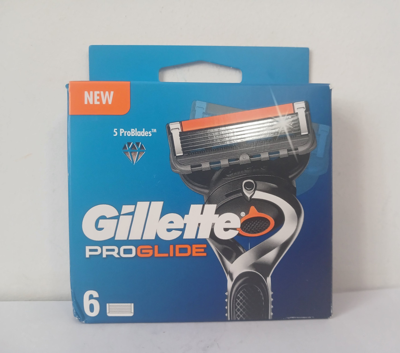 Касети Gillette Fusion Proglide 6 шт. ( Картриджі леза жилет Фюжин проглейд Оригінал)