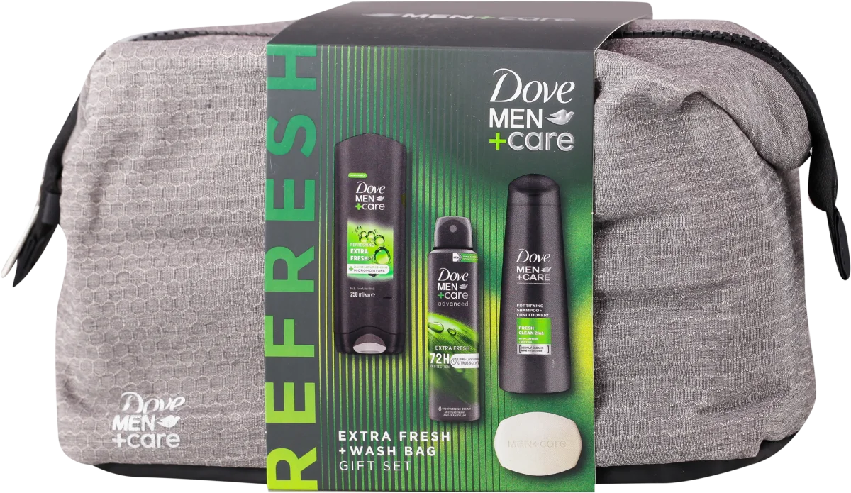 Набір Dove MEN+Care Refresh 4 предмети Сумка