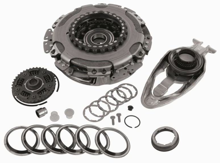 Комплект зчеплення LUK 602003000 POLO/FABIA/IBIZA/A1 1.4 TDI 14- CUSA/CYZB/CUTA, DSG7-0AM/0CW (DQ200), фото 1