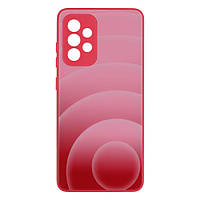 Чехол Glass TPU Prism Circles for Samsung Galaxy A52 4G Цвет 5, Rose-Red