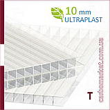 Стільниковий полікарбонат 2100Х6000Х4 mm Ultraplast-T прозорий  Латвія, фото 4