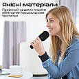 Мікрофон для караоке Promate VocalMic Bluetooth, 2xAUX, LED Black (vocalmic.black), фото 10