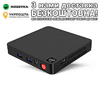 T4 PRO Intel Celeron N3350 Dual Core Windows 10 4K HTPC 4GB RAM 64GB ROM USB 3.0 Мини ПК Черный