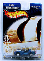 Машинка Hot Wheels Premium - Dodge Viper RT/10 - 2002 Auto Milestones - Real Riders - 55928