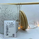 Срібні сережки-протяжки Лілея, фото 4