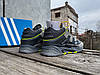 Чоловічі зимові кросівки на хутрі Adidas Niteball Grey сірі, фото 7