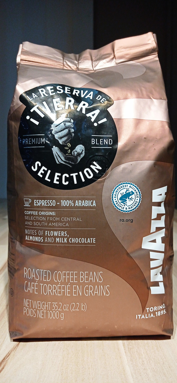 Кава натуральна в зернах Lavazza iTierra Selection 100% арабіки 1 кг, фото 1