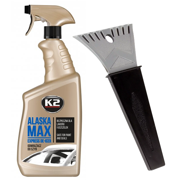 Розморожувач для скла K2 Alaska MAX 700 мл + подарунок, фото 1