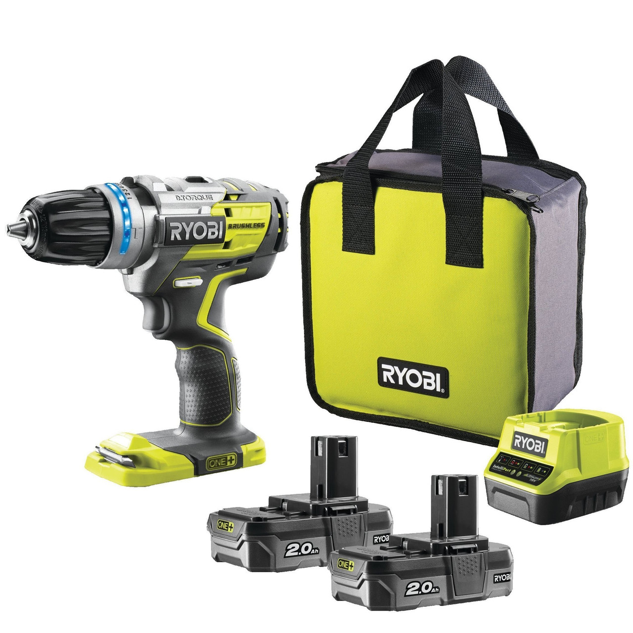 Шуруповерт-дрель Ryobi ONE+ R18PDBL-220S