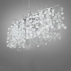 Люстра «Гліцинія» у стилі модерн, 10 ламп E14, Ø90х45 см, хром, D-713-L900CH + лампи у подарунок, фото 2