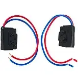 Audi Seat Skoda Volkswagen кнопка (мікровимикач) блокування передньої лівої +правої двері 4 КРИШКИ da-25177, фото 2