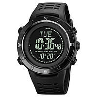 Skmei 2096 Compass черные мужские спортивные часы с компасом