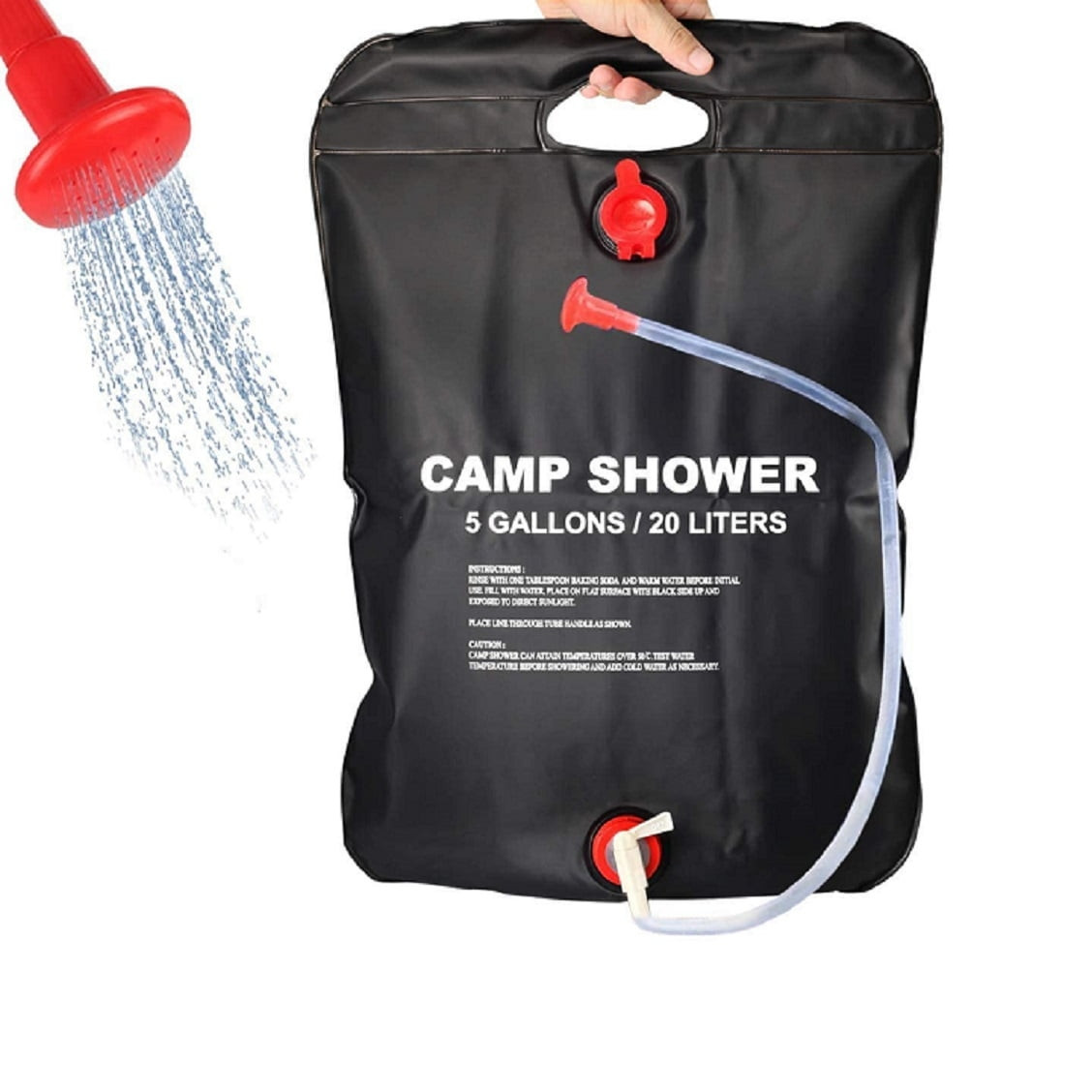 Душ польовий для кемпінгу та дачі Wellamart, 20 л (Арт. B018-2), фото 1