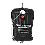 Літній польовий душ для походу, дачі та кемпінгу CAMP SHOWER 20 л, фото 4