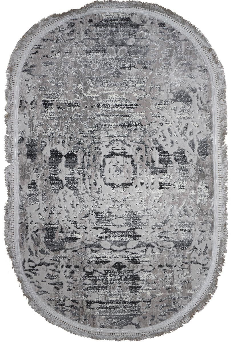 Килимок сучасний LEVADO 03605A L.Grey/White, 0.6х1.1 м