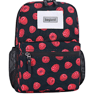 Женский текстильный рюкзак Bagland Молодежный mini с красочным принтом Малина 8 л 761